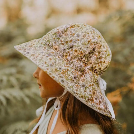 Bedhead Reversible Infant Panel Bucket Hat - Winnie / Blanc-Bedhead Hats-Small-Hello Charlie