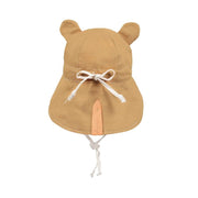 Bedhead Roamer Reversible Teddy Infant Flap Hat - Maize / Flax-Bedhead Hats-XS-Hello Charlie