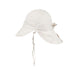 Bedhead Roamer Reversible Teddy Infant Flap Hat - Rosa / Flax - Hello Charlie