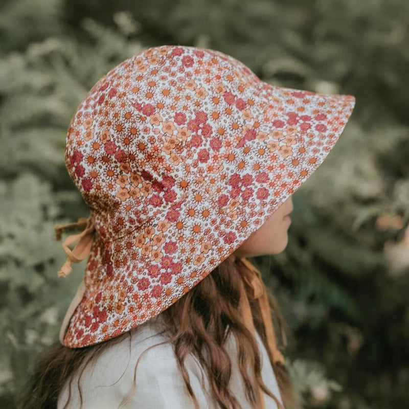 Bedhead Wanderer Infant & Kids Reversible Panel Bucket Sun Hat - Melody / Maize-Bedhead Hats-Medium-Hello Charlie