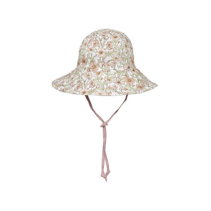 Bedhead Wanderer Infant & Kids Reversible Panel Bucket Sun Hat - Poppy / Rosa-Bedhead Hats-Medium-Hello Charlie