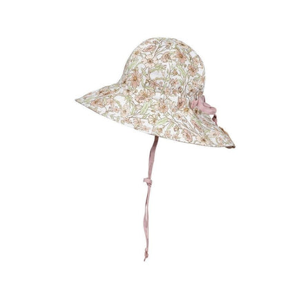 Bedhead Wanderer Infant & Kids Reversible Panel Bucket Sun Hat - Poppy / Rosa-Bedhead Hats-Medium-Hello Charlie