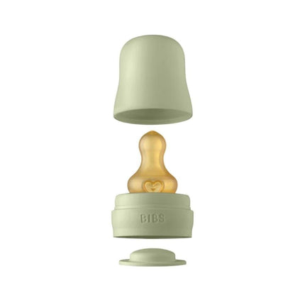 BIBS Glass Baby Bottle Set - 110ml-BIBS-Sage-Hello Charlie