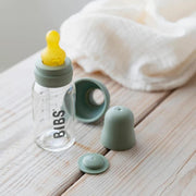 BIBS Glass Baby Bottle Set - 110ml-BIBS-Baby Blue-Hello Charlie