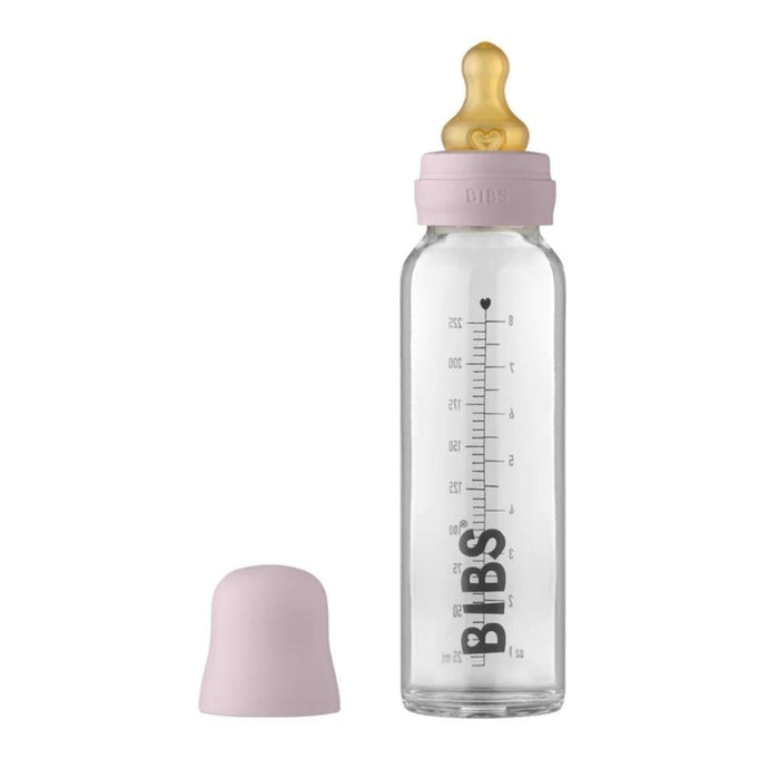 BIBS Glass Baby Bottle Set - 225ml-Cloud-Hello-Charlie