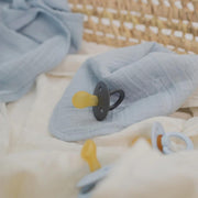 BIBS Organic Cotton Muslin Bandana Bib-BIBS-Baby Blue-Hello Charlie