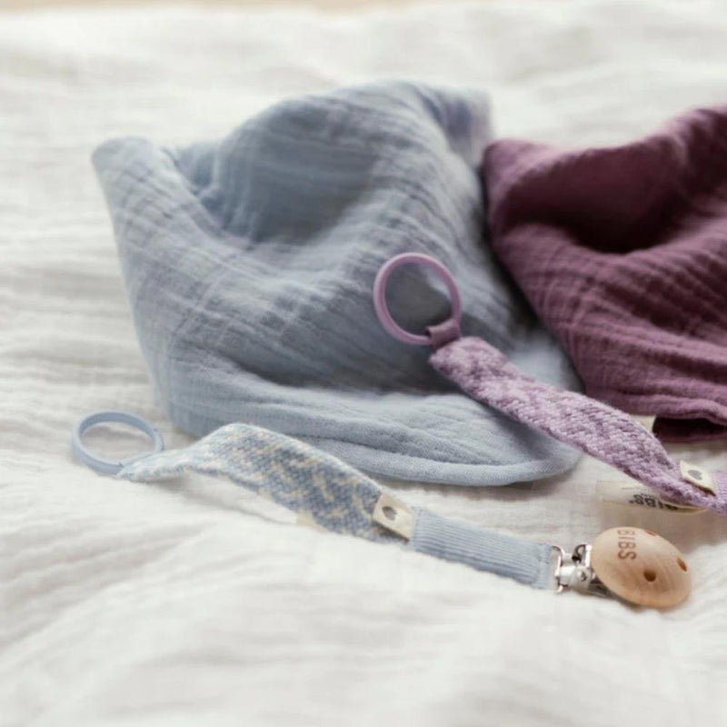 BIBS Organic Cotton Muslin Bandana Bib-BIBS-Baby Blue-Hello Charlie