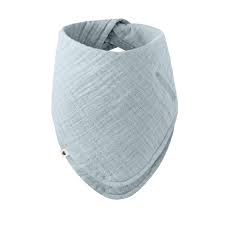 BIBS Organic Cotton Muslin Bandana Bib-BIBS-Baby Blue-Hello Charlie