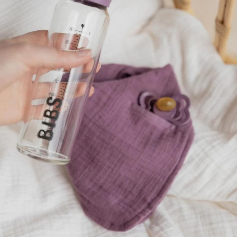 BIBS Organic Cotton Muslin Bandana Bib-BIBS-Baby Blue-Hello Charlie