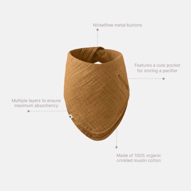 BIBS Organic Cotton Muslin Bandana Bib-BIBS-Baby Blue-Hello Charlie