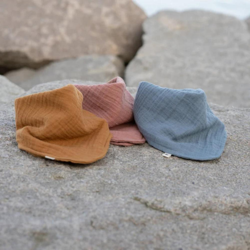 BIBS Organic Cotton Muslin Bandana Bib-BIBS-Baby Blue-Hello Charlie