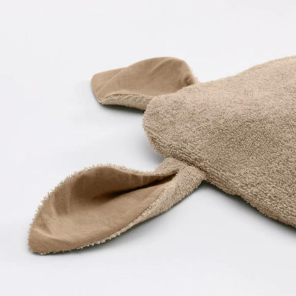 BIBS Organic Hoodie Baby Bath Towel-BIBS-Petrol-Hello Charlie