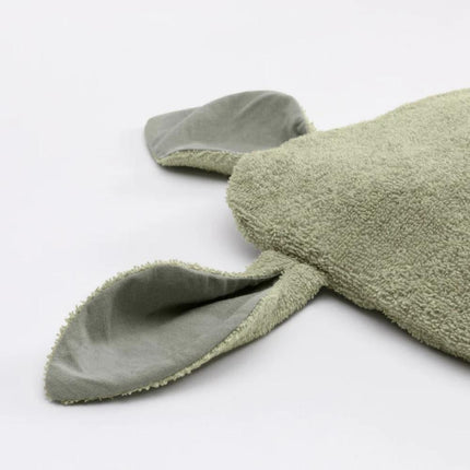 BIBS Organic Hoodie Baby Bath Towel-BIBS-Petrol-Hello Charlie