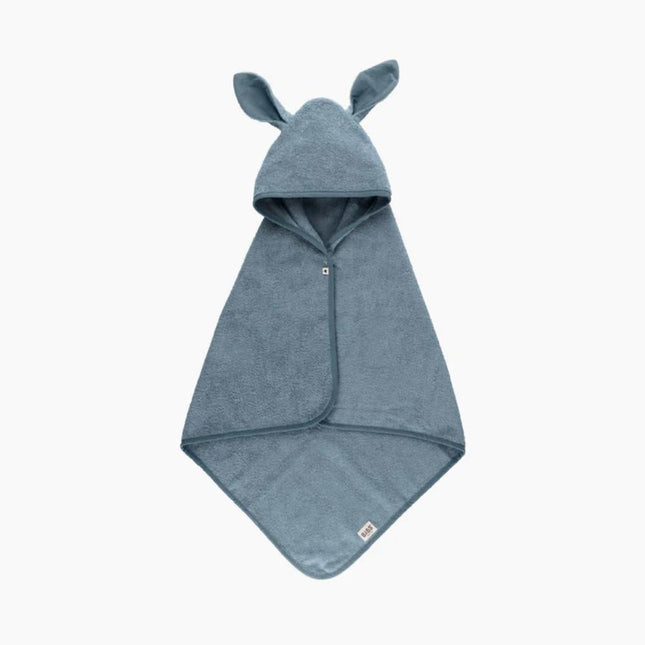 BIBS Organic Hoodie Baby Bath Towel-BIBS-Petrol-Hello Charlie