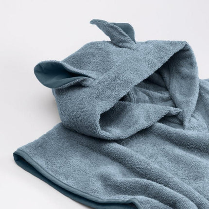BIBS Organic Poncho Hooded Towel-BIBS-Petrol-Hello Charlie