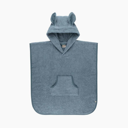 BIBS Organic Poncho Hooded Towel-BIBS-Petrol-Hello Charlie