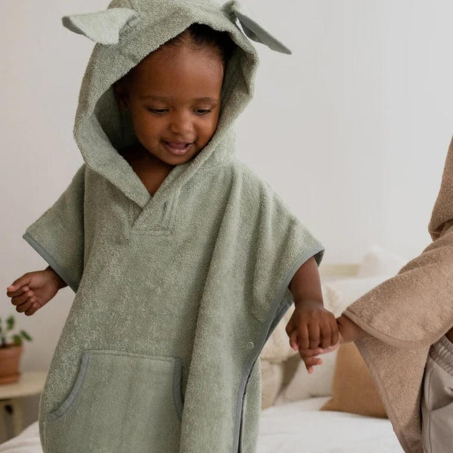 BIBS Organic Poncho Hooded Towel-BIBS-Petrol-Hello Charlie