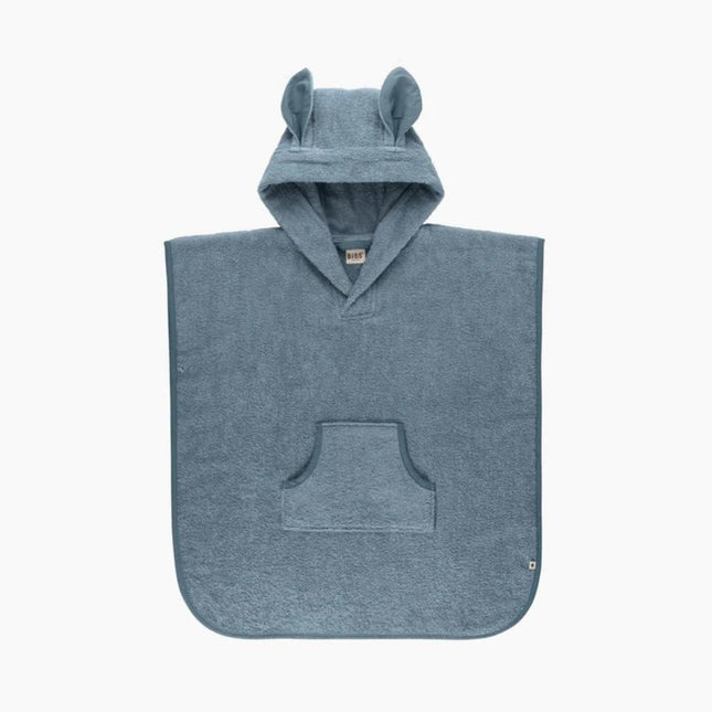 BIBS Organic Poncho Hooded Towel-BIBS-Petrol-Hello Charlie