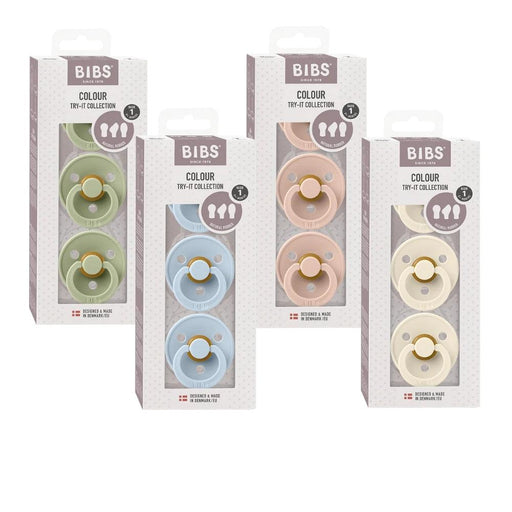 BIBS Pacifier Try - it Colour 3pk - Hello Charlie