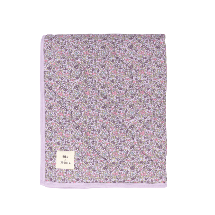 BIBS x Liberty Baby Quilted Blanket-Chamomile Lawn/Violet Sky-Hello-Charlie