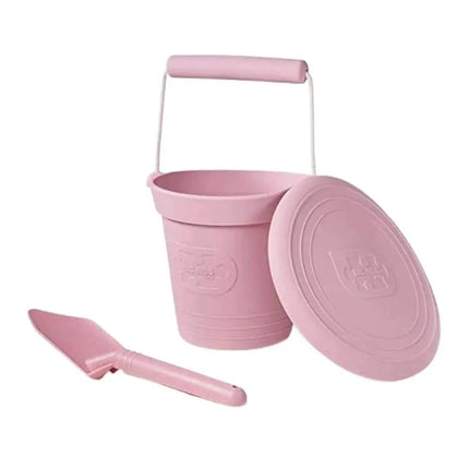 Bigjigs Adventure Silicone Bucket - Blush Pink-BigJigs-Hello Charlie
