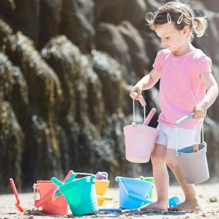 Bigjigs Adventure Silicone Bucket - Blush Pink-BigJigs-Hello Charlie