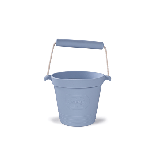 Bigjigs Adventure Silicone Bucket - Dove Grey - Hello Charlie