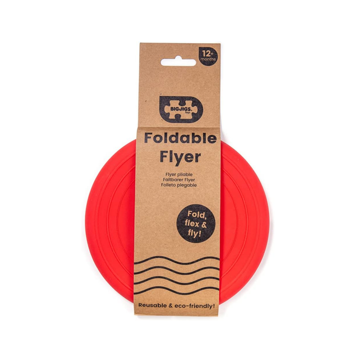 Bigjigs Foldable Kids Frisbee - Cherry Red--Hello-Charlie