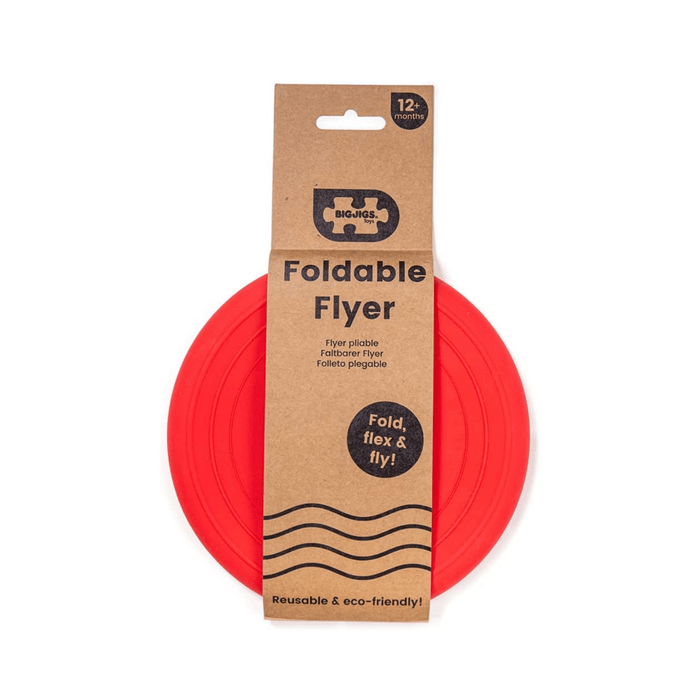 Bigjigs Foldable Kids Frisbee - Cherry Red - Hello Charlie