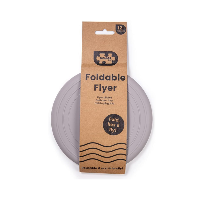 Bigjigs Foldable Kids Frisbee - Stone Grey--Hello-Charlie