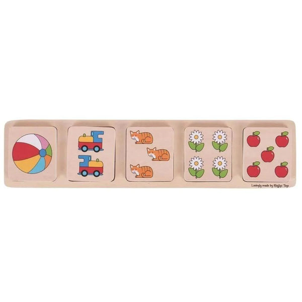 Bigjigs Toys Chunky Lift and Match Puzzle - Numbers--Hello-Charlie