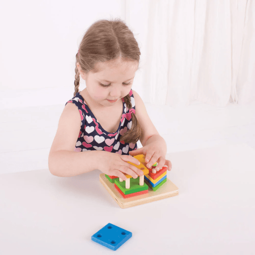 Bigjigs Toys First Four Shape Sorter - Hello Charlie