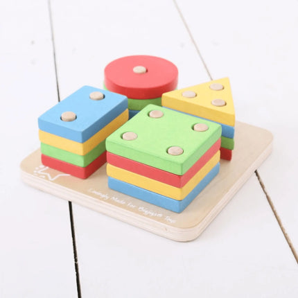 Bigjigs Toys First Four Shape Sorter-BigJigs-Hello Charlie