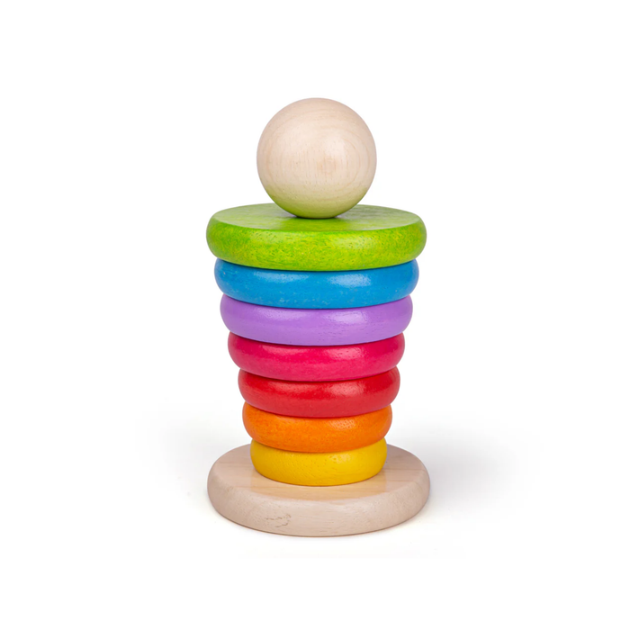 Bigjigs Toys First Rainbow Stacker--Hello-Charlie