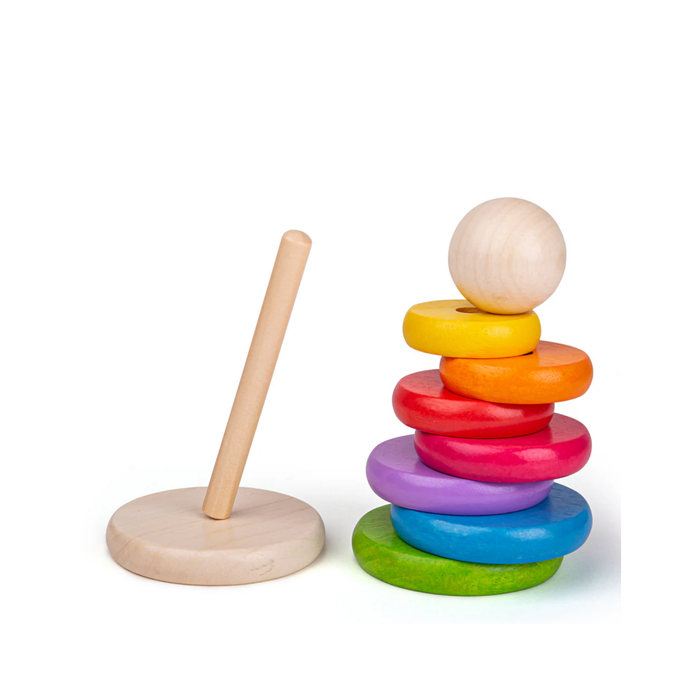 Bigjigs Toys First Rainbow Stacker--Hello-Charlie