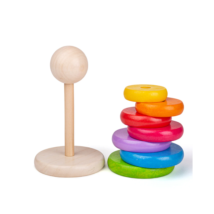 Bigjigs Toys First Rainbow Stacker--Hello-Charlie