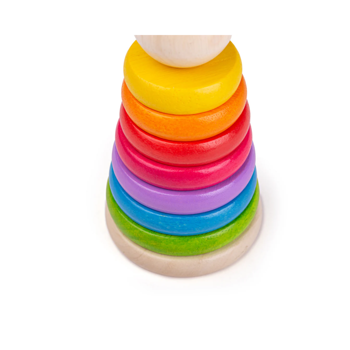 Bigjigs Toys First Rainbow Stacker--Hello-Charlie