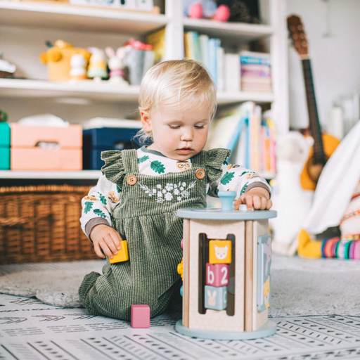 Bigjigs Toys FSC Wooden Sensory Blocks--Hello-Charlie