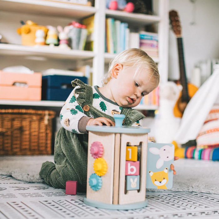 Bigjigs Toys FSC Wooden Sensory Blocks--Hello-Charlie