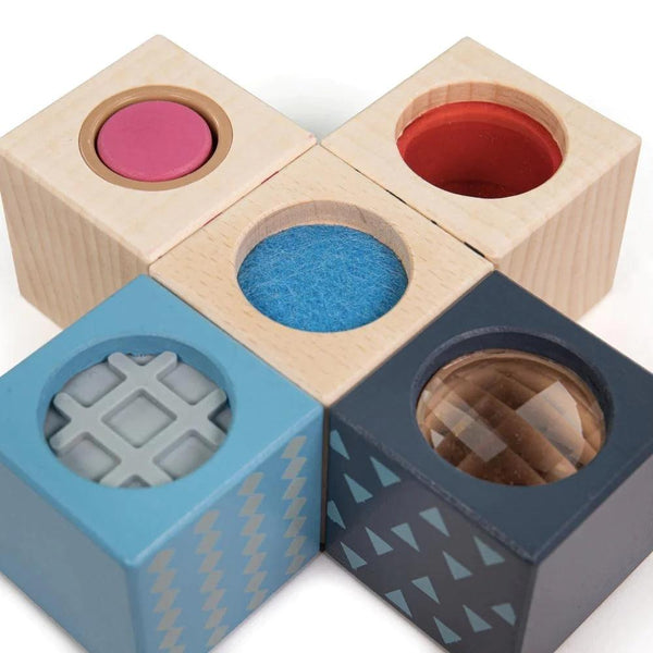 Bigjigs Toys FSC Wooden Sensory Blocks--Hello-Charlie