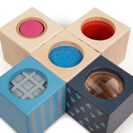 Bigjigs Toys FSC Wooden Sensory Blocks-BigJigs-Hello Charlie