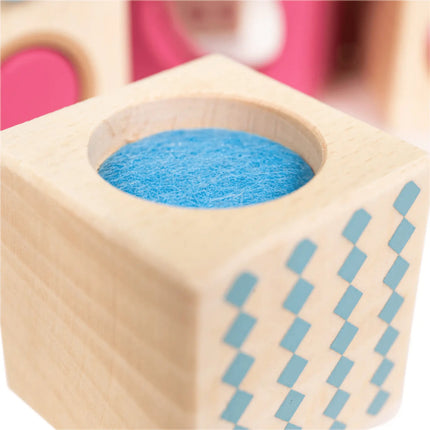 Bigjigs Toys FSC Wooden Sensory Blocks-BigJigs-Hello Charlie