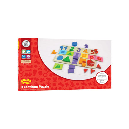 Bigjigs Toys My First Fractions Puzzle-BigJigs-Hello Charlie