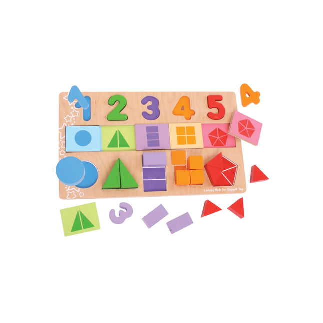 Bigjigs Toys My First Fractions Puzzle-BigJigs-Hello Charlie
