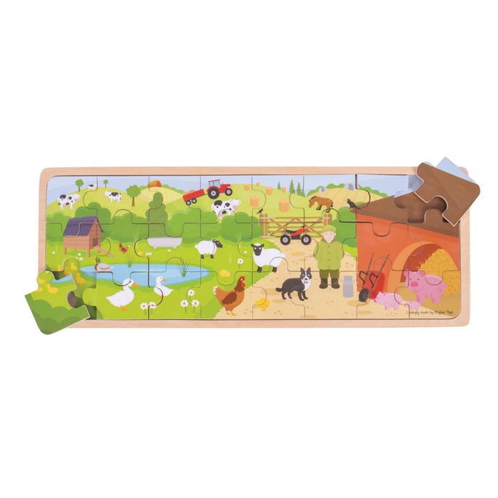 Bigjigs Toys On The Farm Puzzle--Hello-Charlie