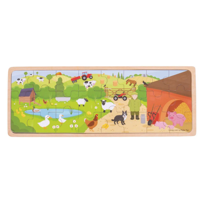 Bigjigs Toys On The Farm Puzzle--Hello-Charlie