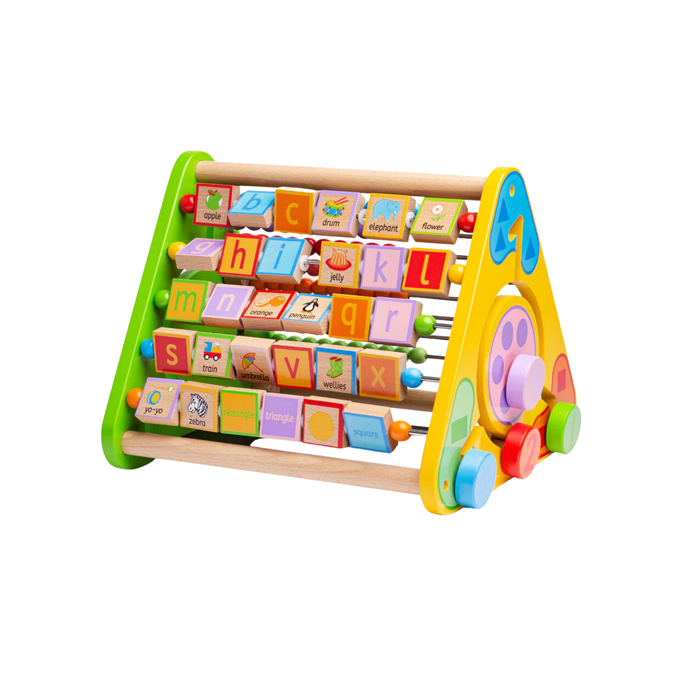 Bigjigs Toys Triangular Activity Centre--Hello-Charlie