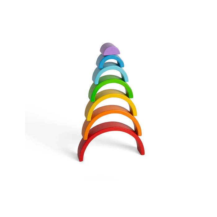 Bigjigs Toys Wooden Stacking Rainbow - Small--Hello-Charlie