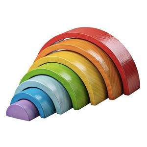 Bigjigs Toys Wooden Stacking Rainbow - Small--Hello-Charlie