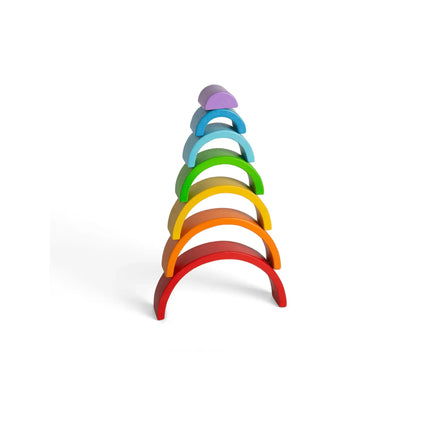 Bigjigs Toys Wooden Stacking Rainbow - Small-BigJigs-Hello Charlie